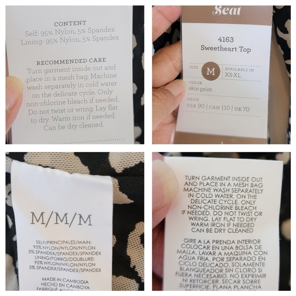 NEW Cabi Black White Skin Print Sweatheart Top M Y2K Whimsygoth Fairy Long Sleev - Picture 10 of 11